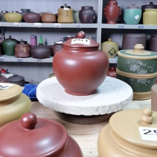 茶叶罐紫砂一斤装吸力罐全手工处理251