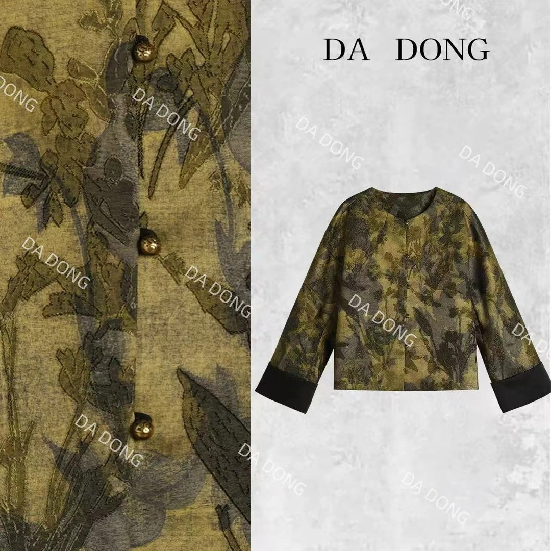 萝蔓花--中式国风早秋气质时尚休闲休闲百搭小众轻奢宽松显瘦外套