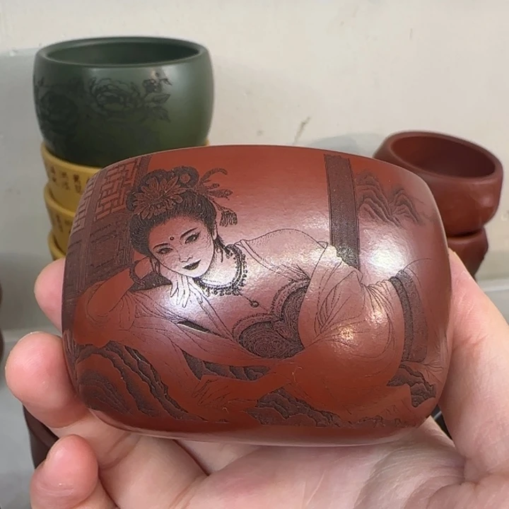 茶杯紫砂全手工紫砂