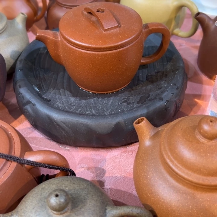 紫砂茶宠红降坡汉瓦150cc