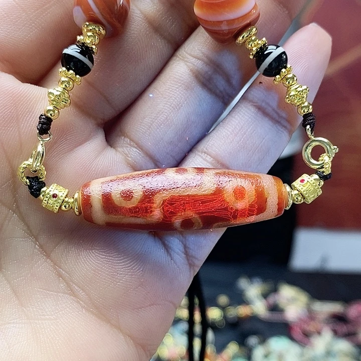 玛瑙/玉髓合金颈饰