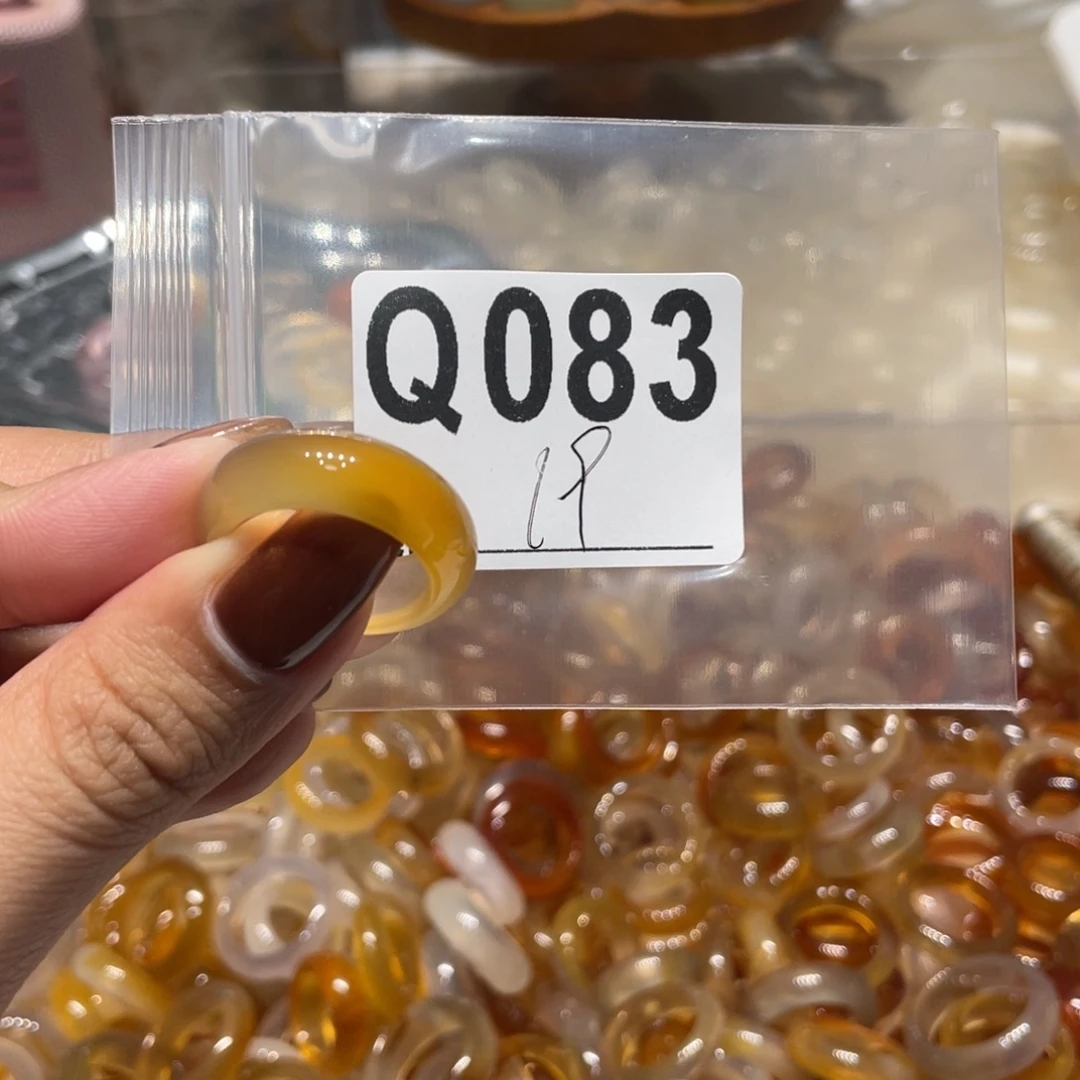 玛瑙/玉髓未镶嵌戒指083