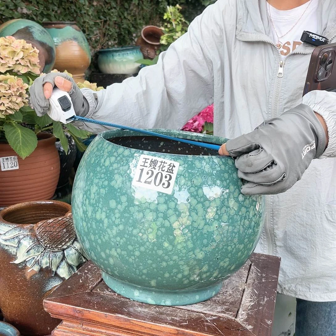 紫砂花盆王嫂花盆直播0530- 1203高23口22