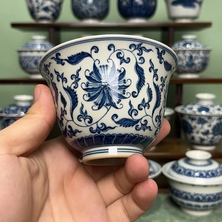凤尾草盖碗碗身一个