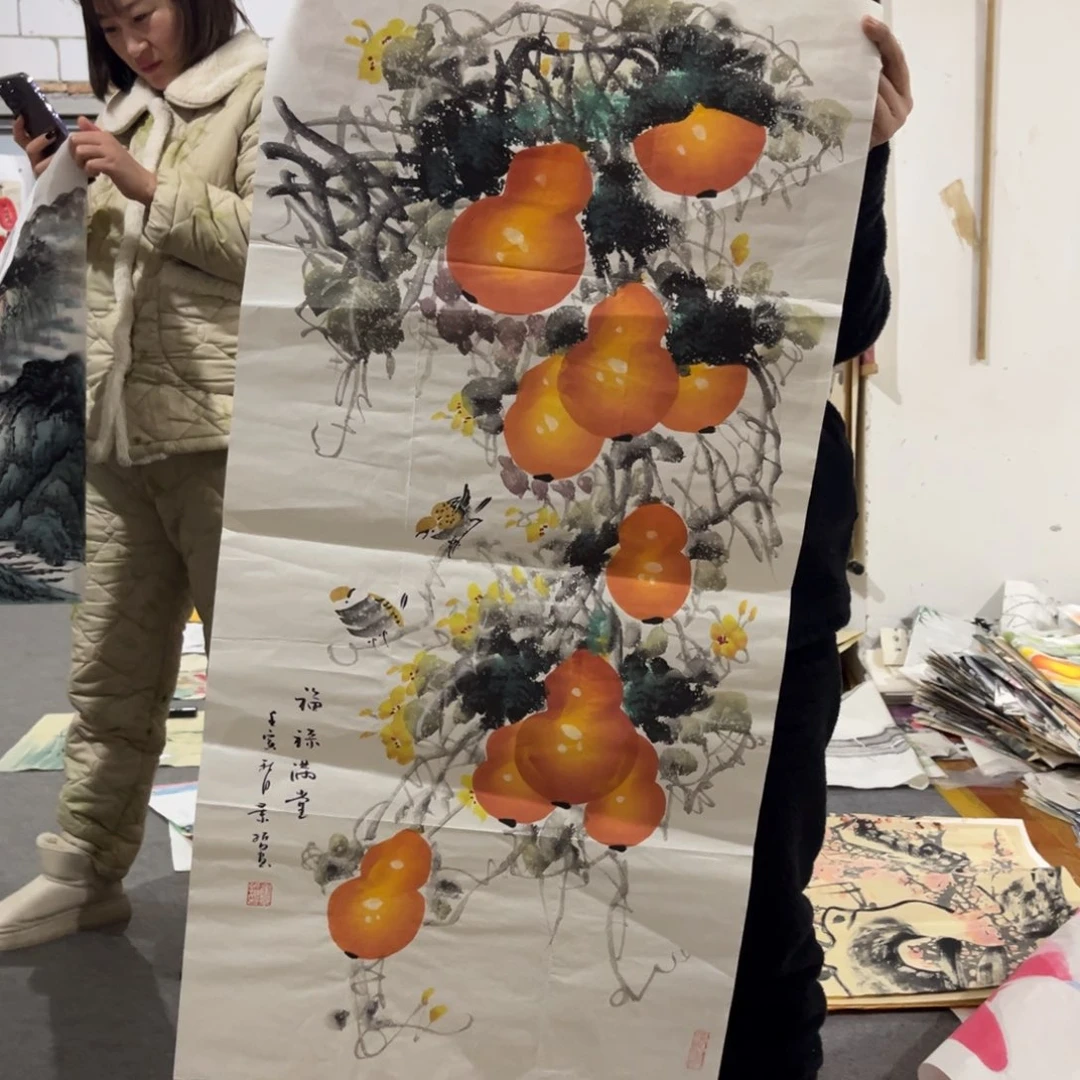 国画书法作品多次绘画作品