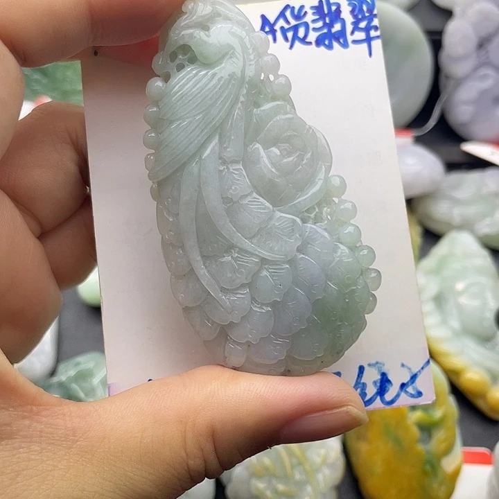 翡翠未镶嵌颈饰天然翡翠