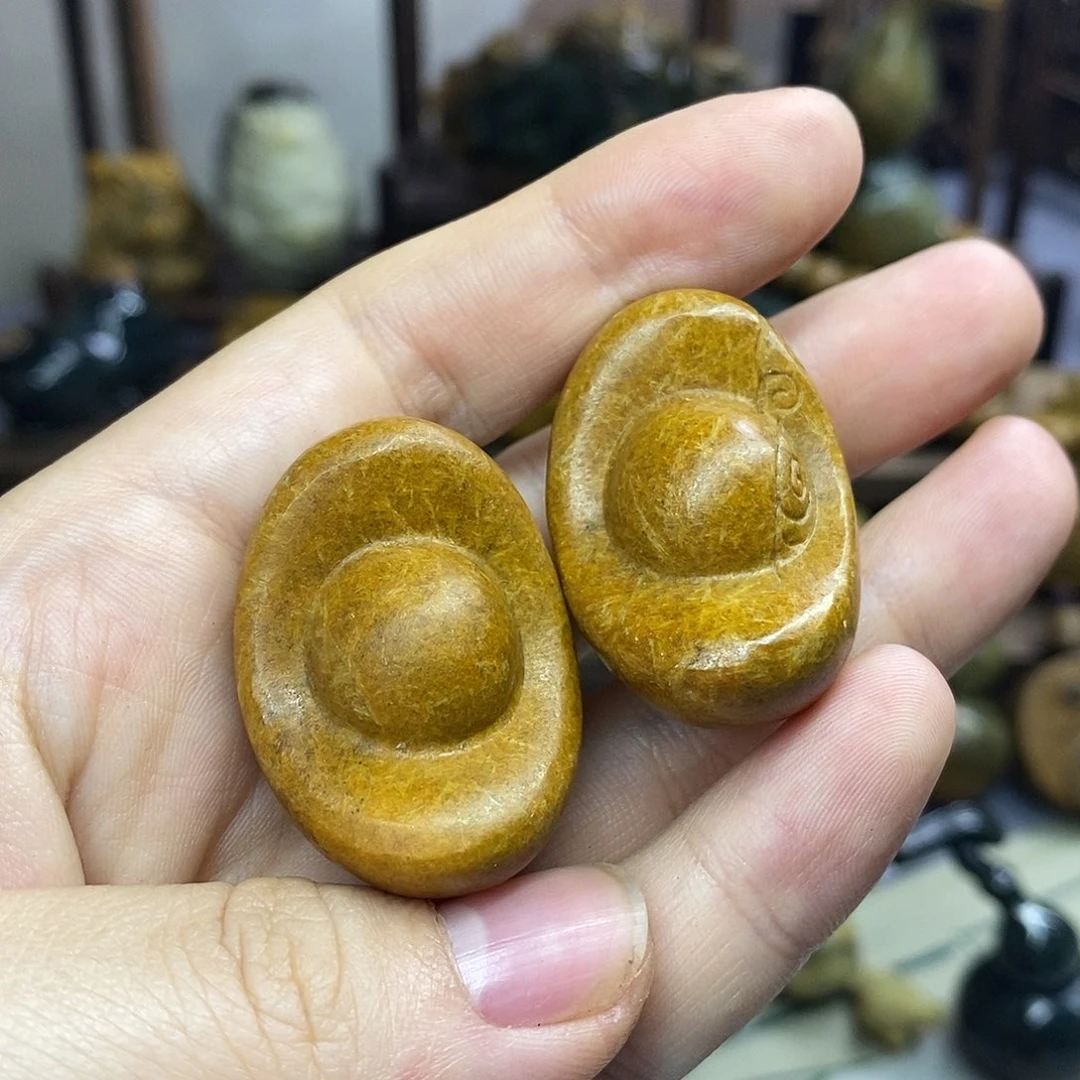 零***岫岩河磨玉（透闪石质玉）未镶嵌把件