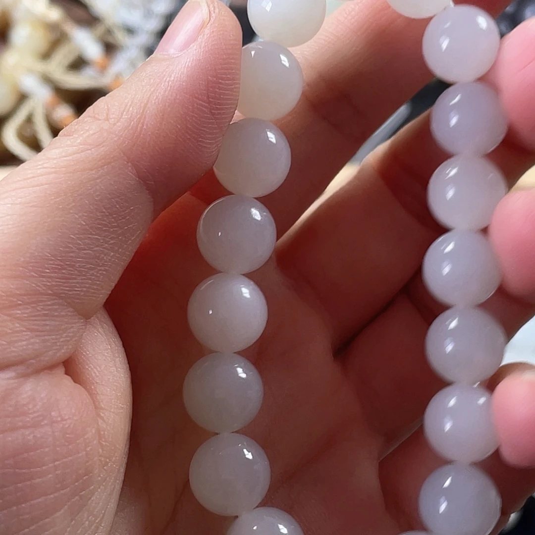 ⁹***'和田玉未镶嵌颈饰