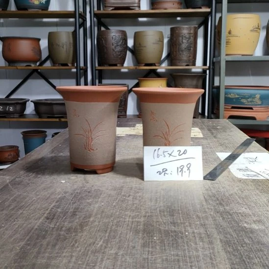 紫砂花盆库存尾货清仓