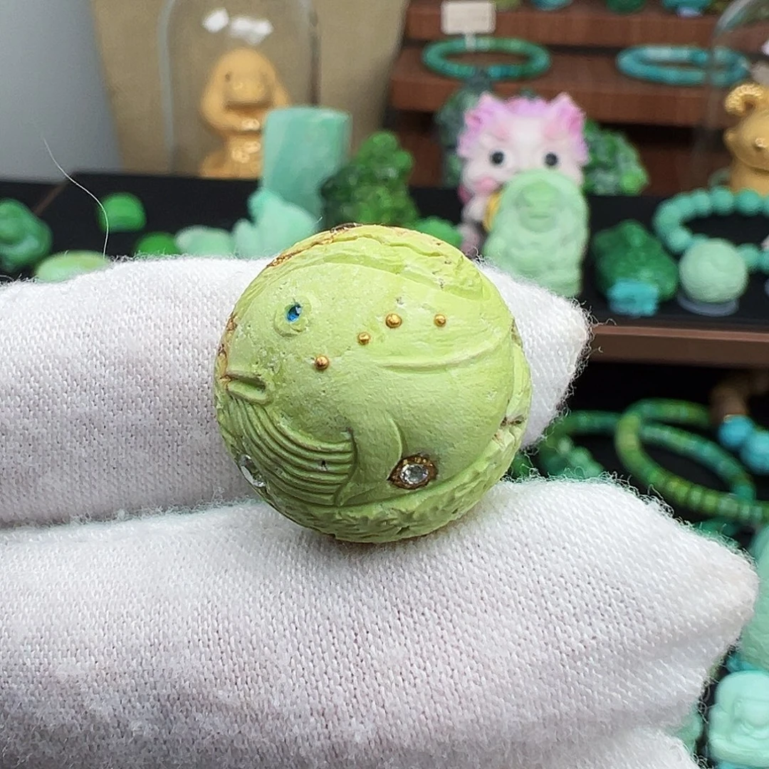 绿松石未镶嵌绿松石主播璐璐