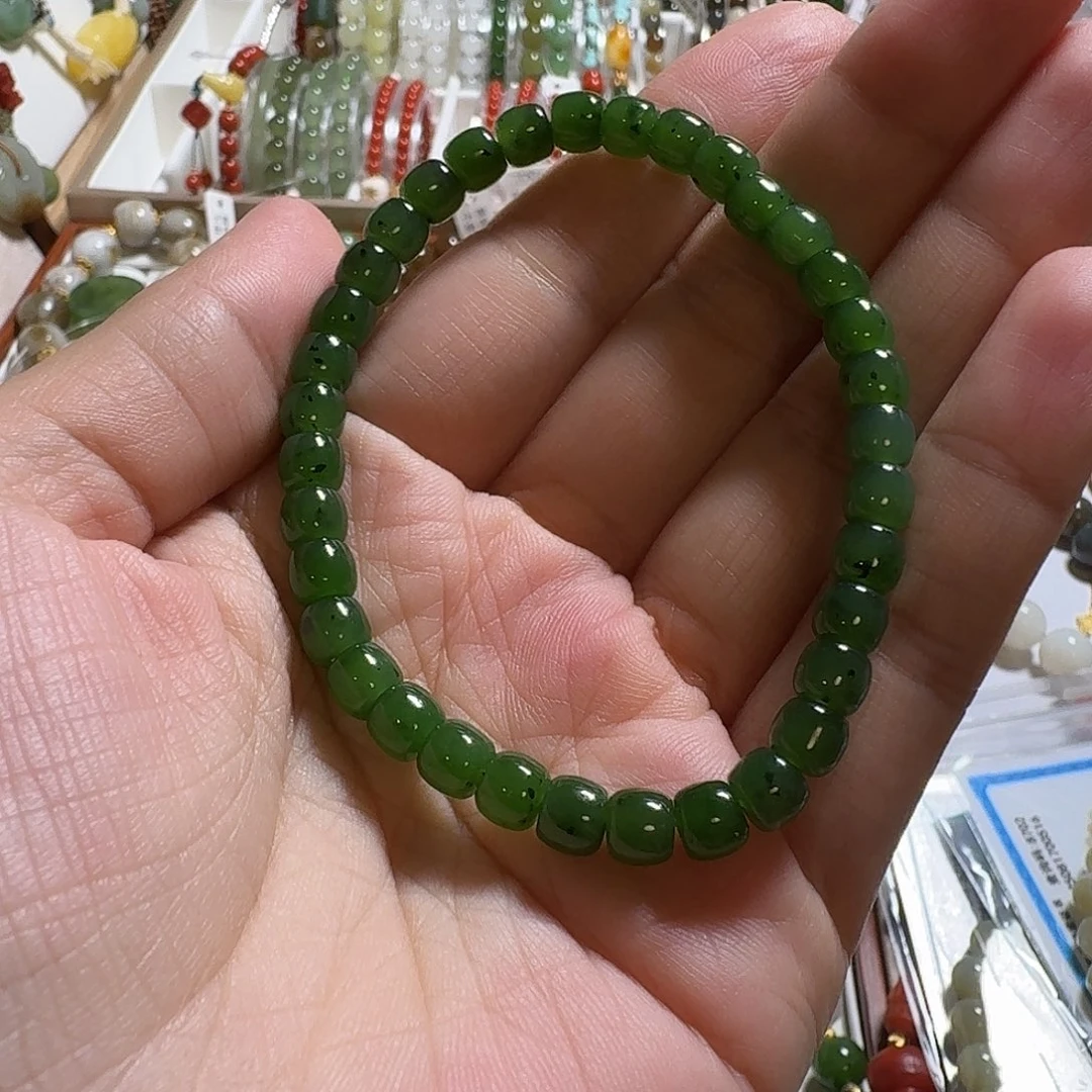 和田玉未镶嵌手链