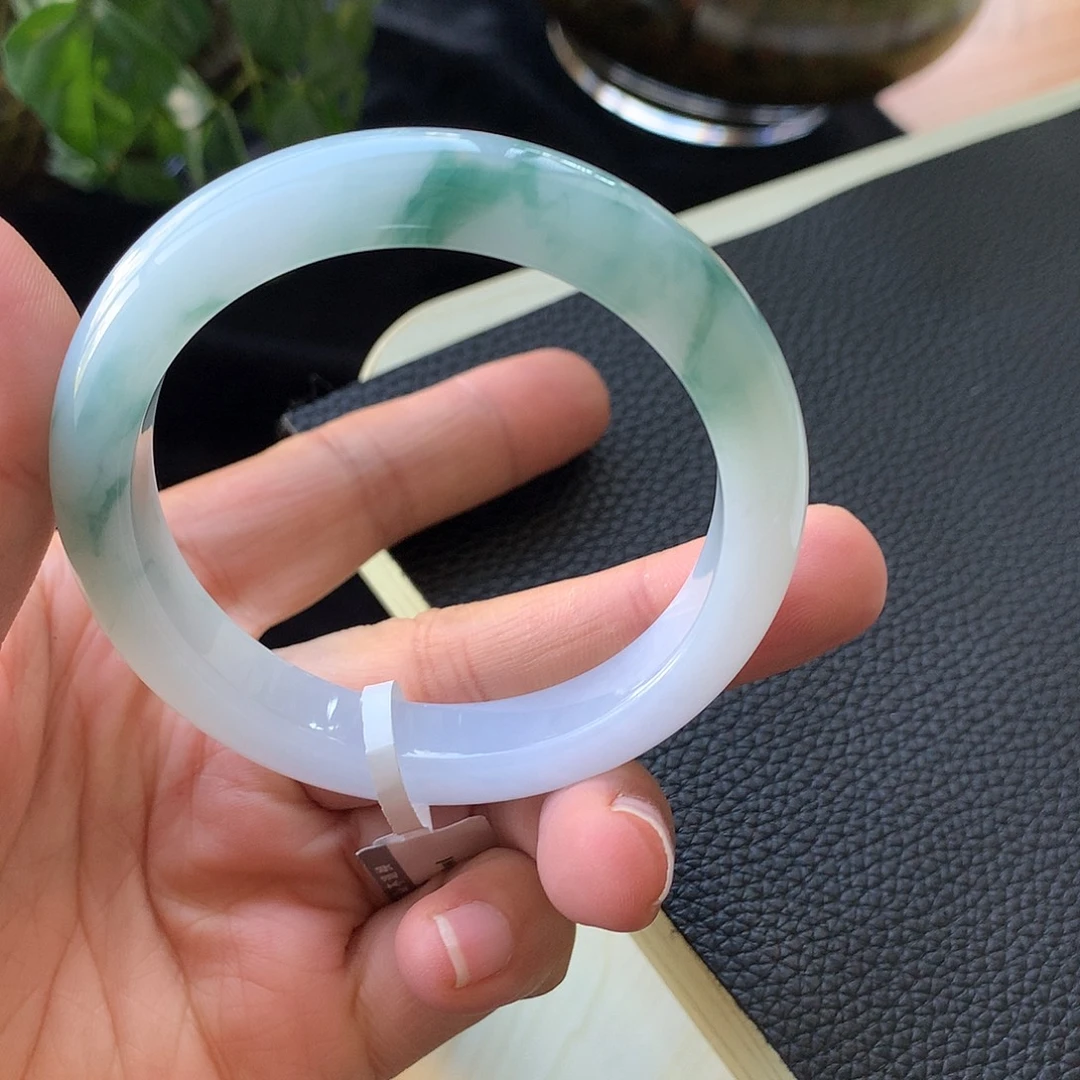 翡翠未镶嵌手镯15号