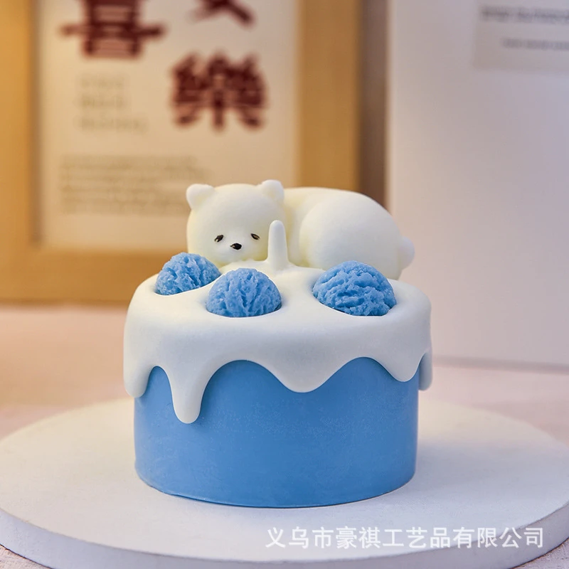 可爱香薰蜡烛生日伴手礼物送女生闺蜜卧室摆件高级感小众116