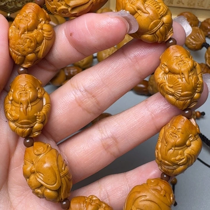 橄榄核手串/手链八大财神