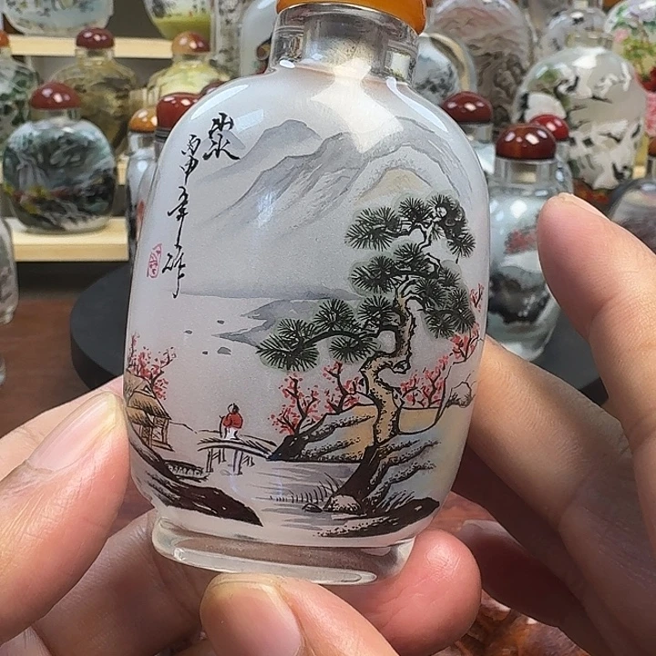 鼻烟壶内画工艺品非遗包邮