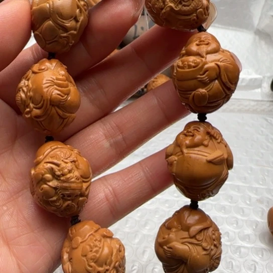 橄榄核手串橄榄雕工艺的