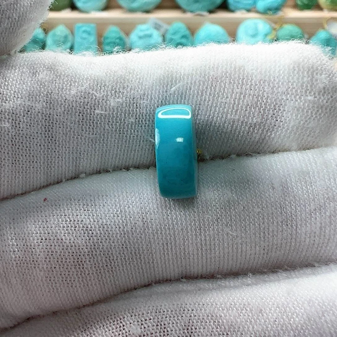 未镶嵌绿松石直切珠11.6x4.8mm
