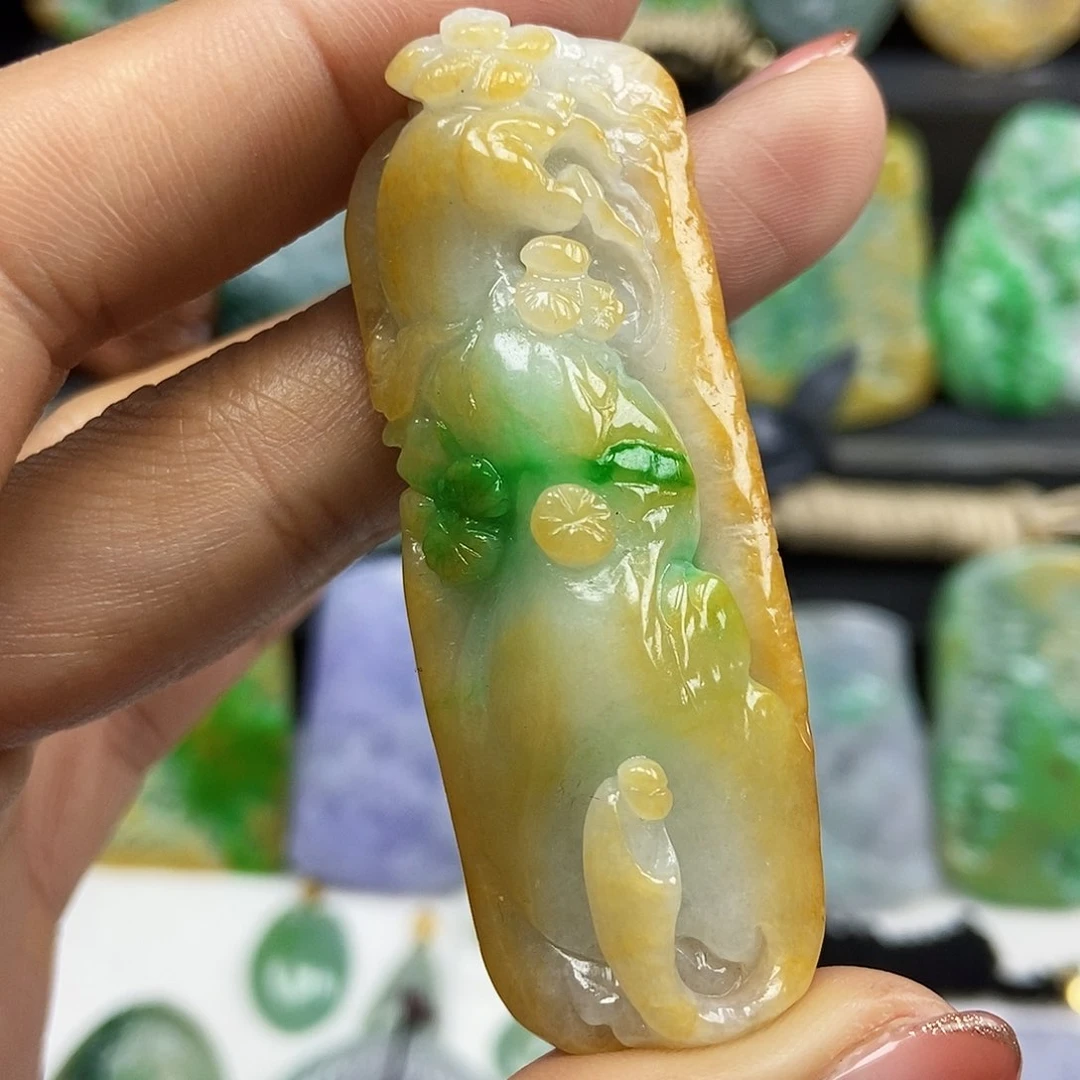 定制翡翠未镶嵌天然缅甸翡翠一物一证