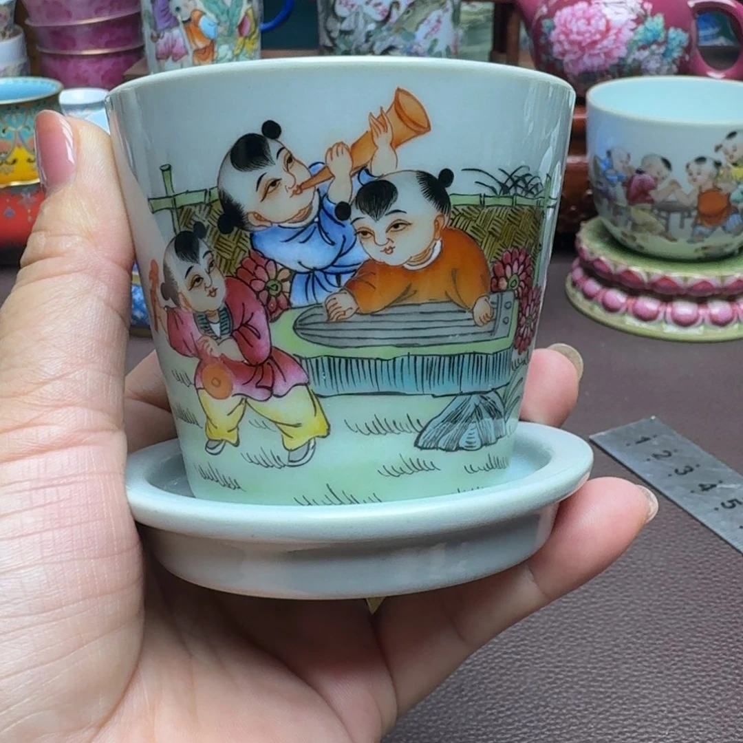 瓷片景德镇仿古手工制作精品展示