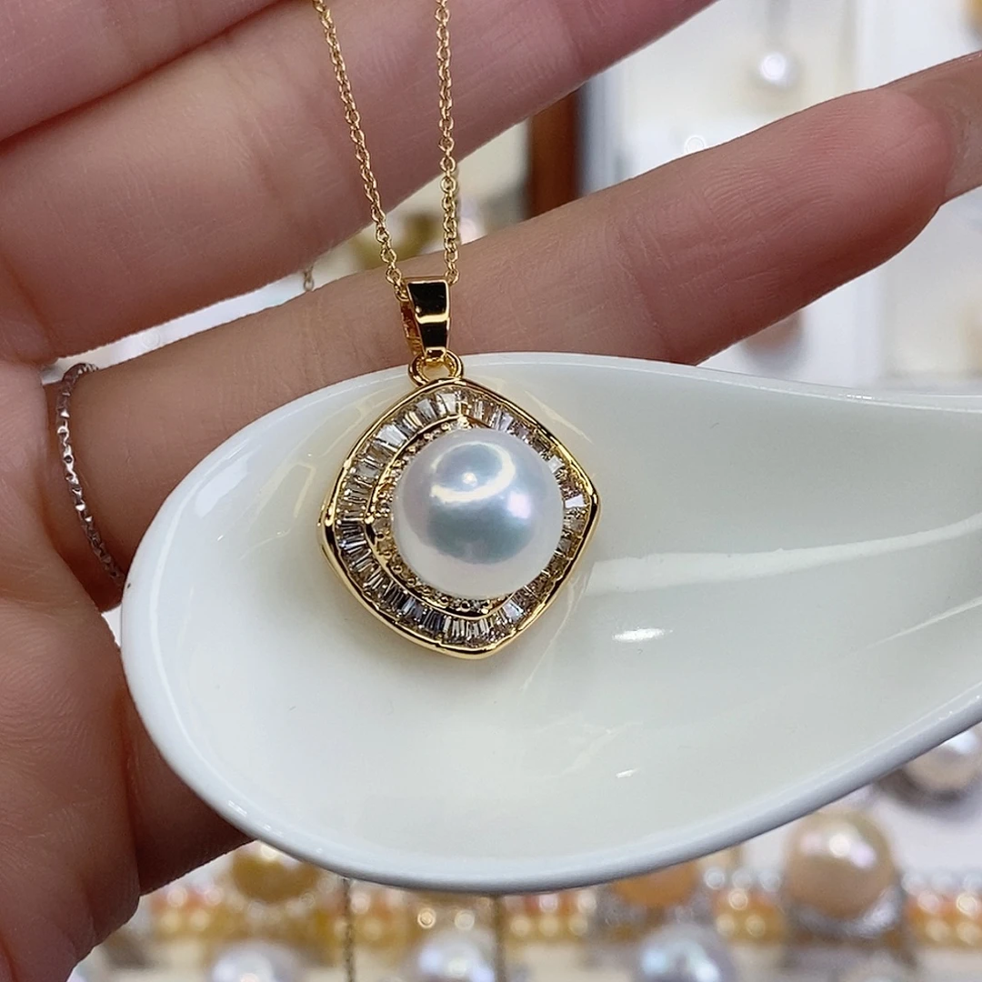 淡水珍珠颈饰合金F