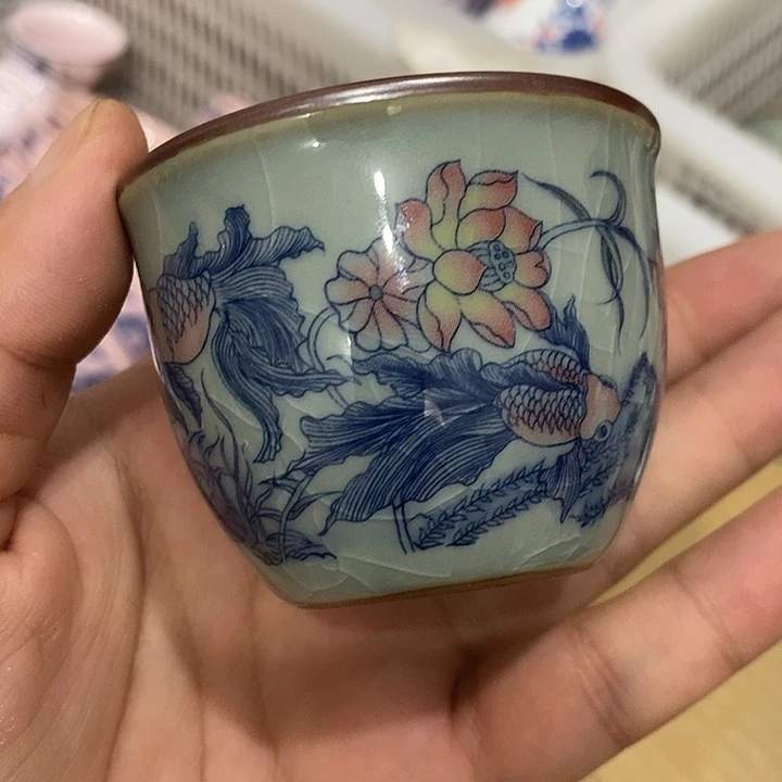 摆件景德镇陶瓷主人杯24667