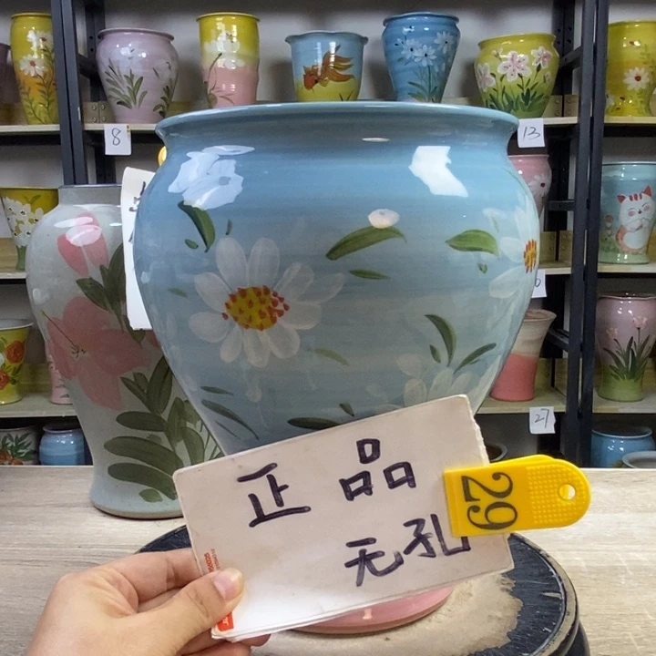 景德镇高温陶瓷花盆