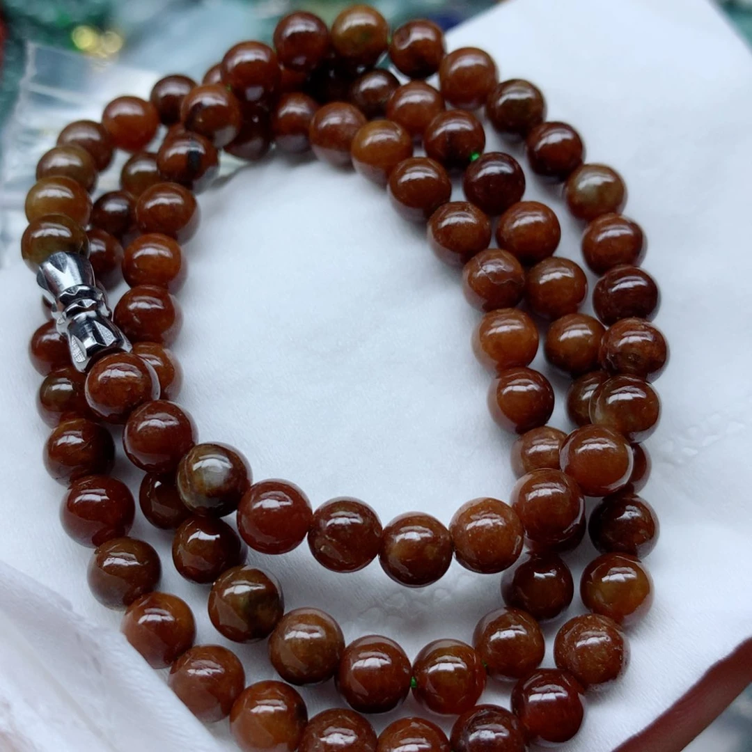 翡翠颈饰未镶嵌手串