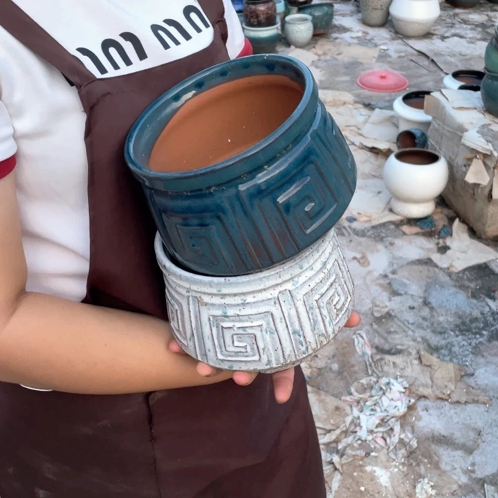 紫砂花盆口15高13正品正品