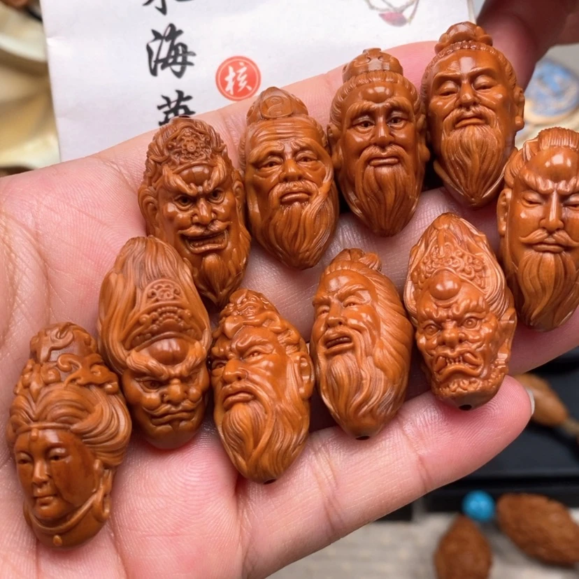 【闪购商品】橄榄核吊坠橄榄手工雕刻工艺