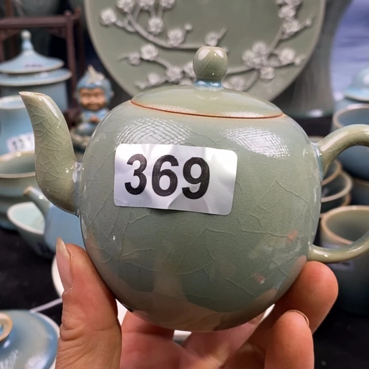 壶曾*原矿釉原产地汝瓷精品