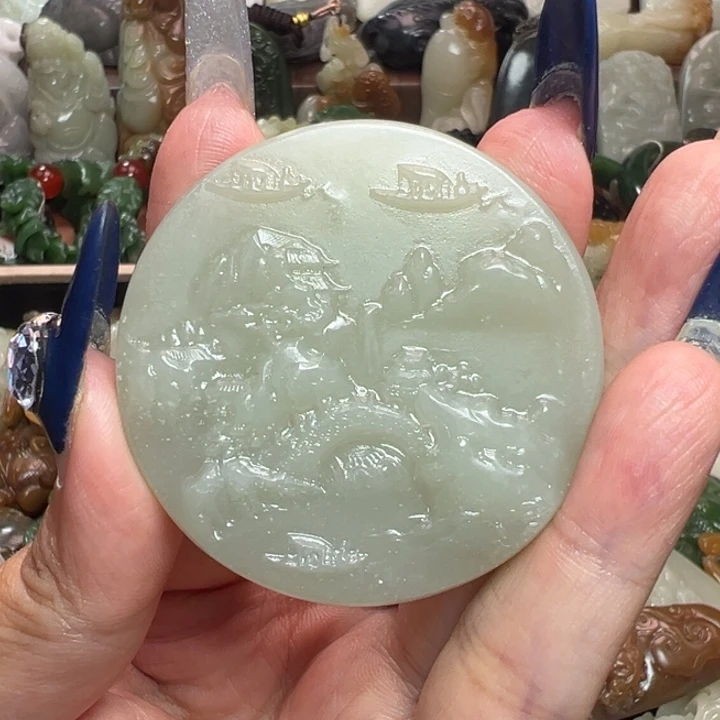 颈饰未镶嵌和田玉