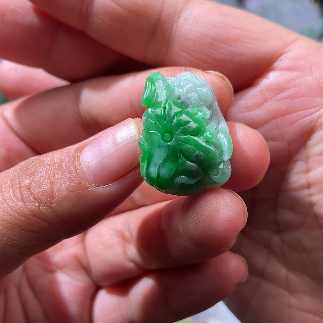 颈饰未镶嵌翡翠翡玉缘翡翠