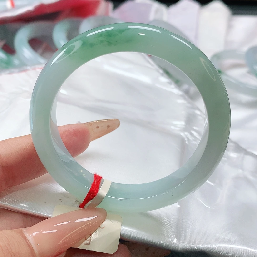 翡翠未镶嵌手镯缅甸天然翡翠