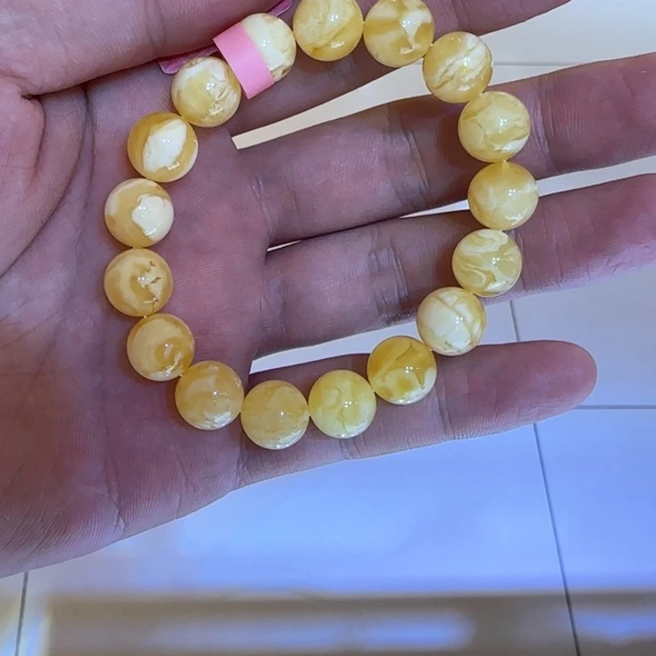 手链琥珀未镶嵌蜜蜡
