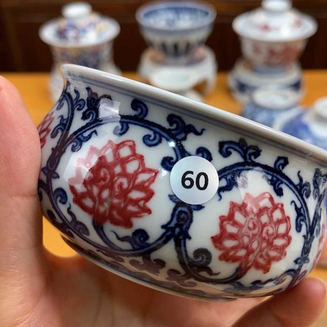 手绘现代茶具非古董