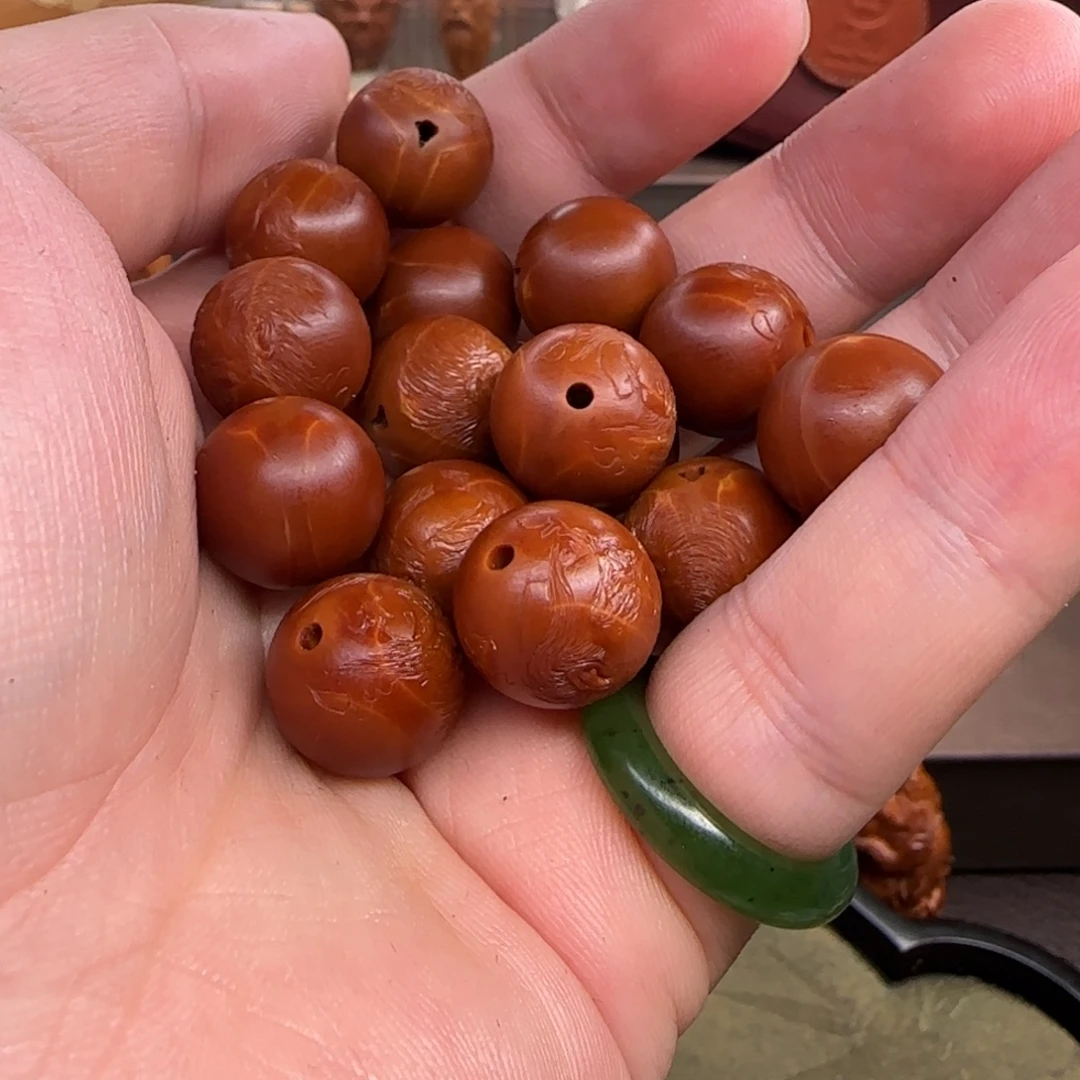 砺***霸橄榄核其他铁核浮雕钟馗