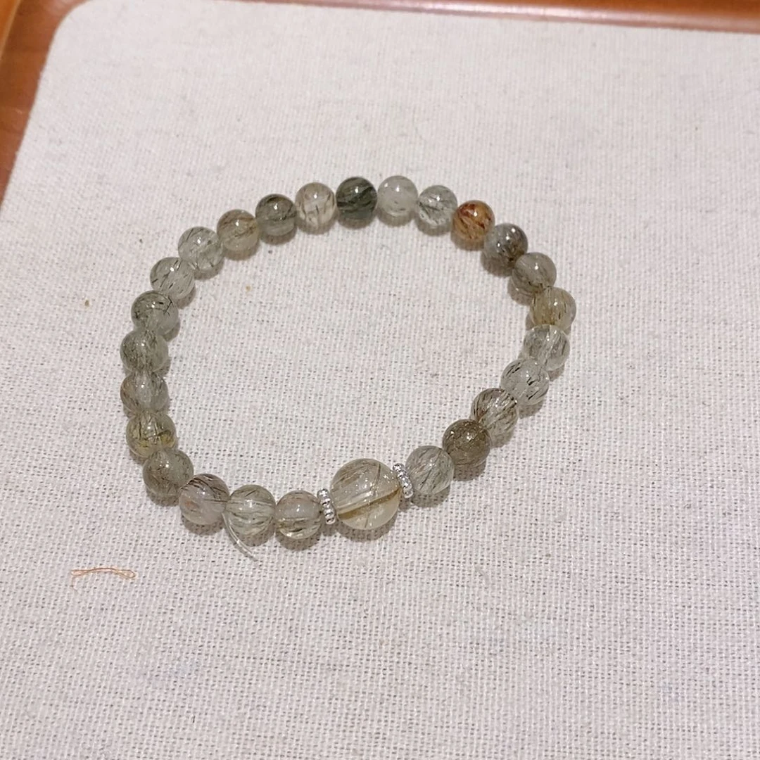 水晶手链未镶嵌天然水晶手串