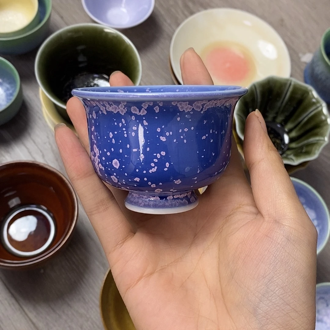 景德镇高温颜色釉茶杯