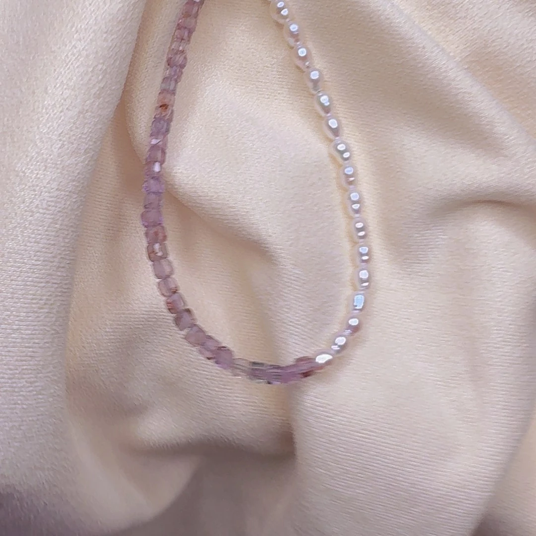 淡水珍珠手绳银S925镶嵌