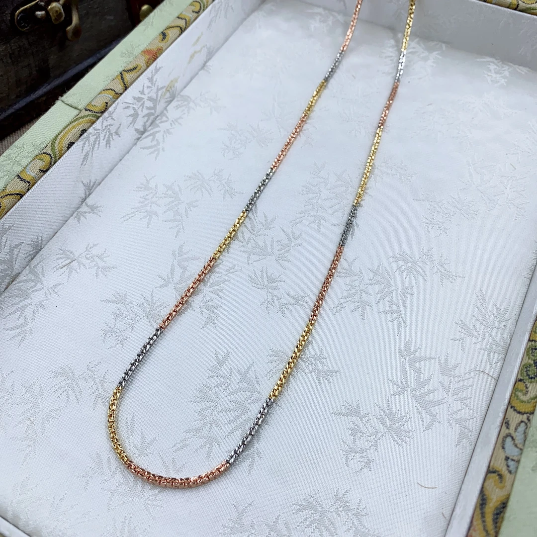 1810 三色编织款项链多样性发货