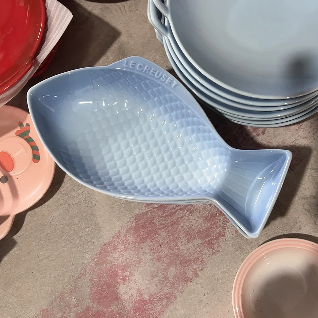 陶瓷 微 大鱼 天蓝色色色