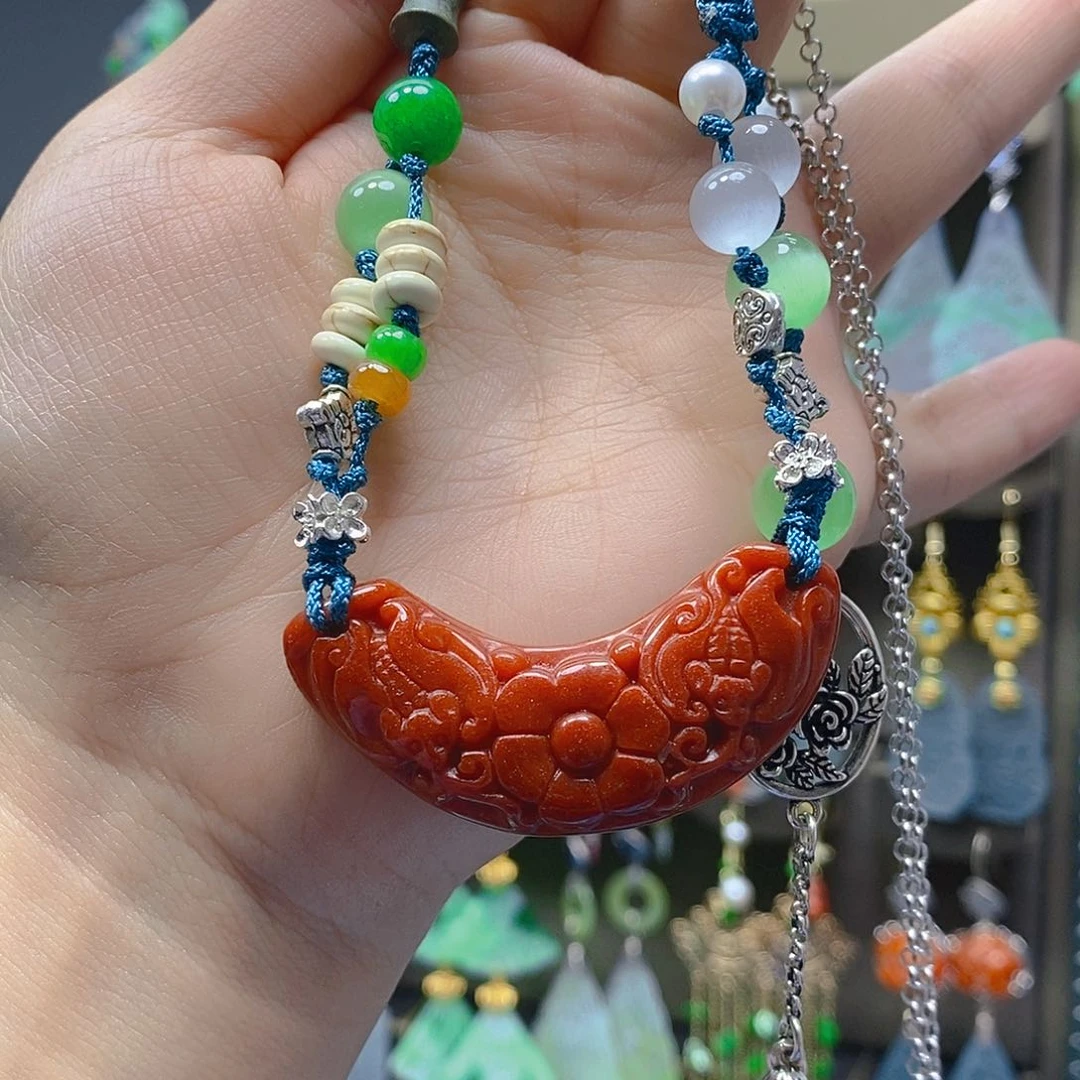 颈饰未镶嵌翡翠翡翠