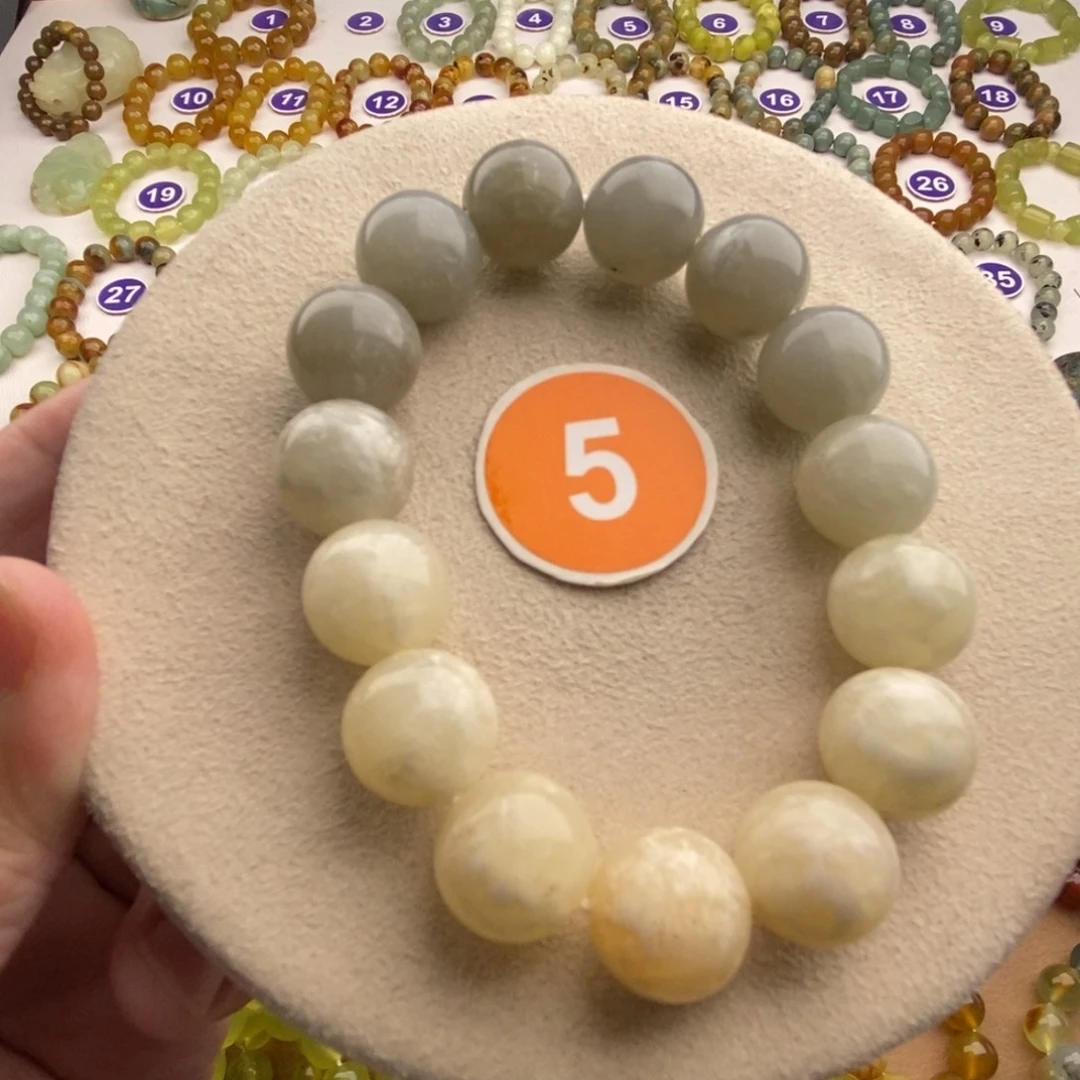 蛇纹石玉未镶嵌手串