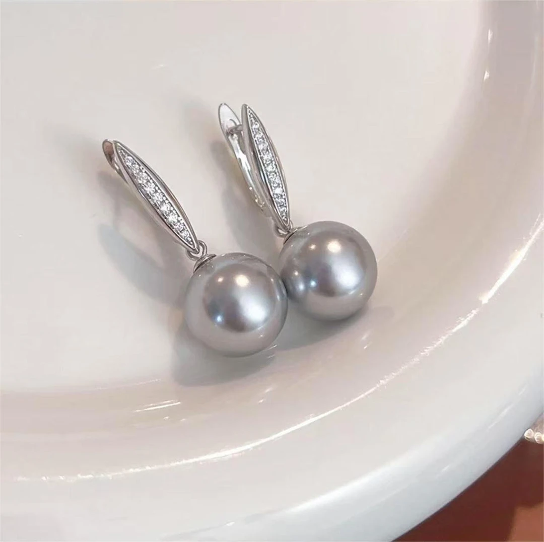 【董仕优品】12mm水桶款耳钉时尚气质百搭轻奢