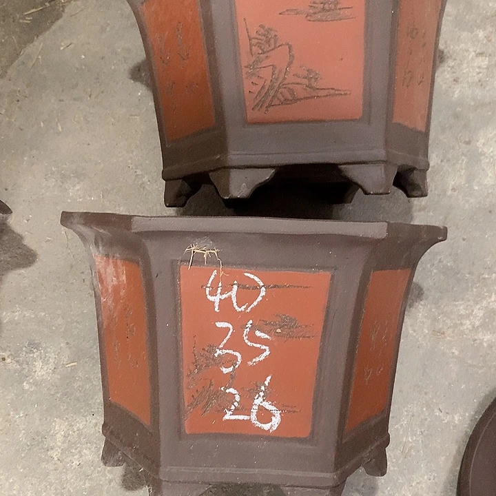 紫砂花盆紫砂处理