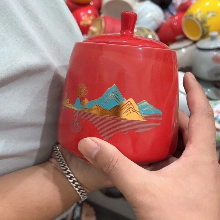 瑕疵福利品陶瓷茶叶罐