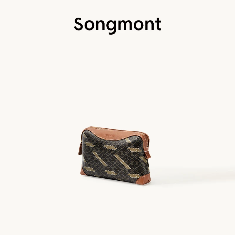 Songmont山下有松半日闲国风系列潮流纳物包钥匙口红包