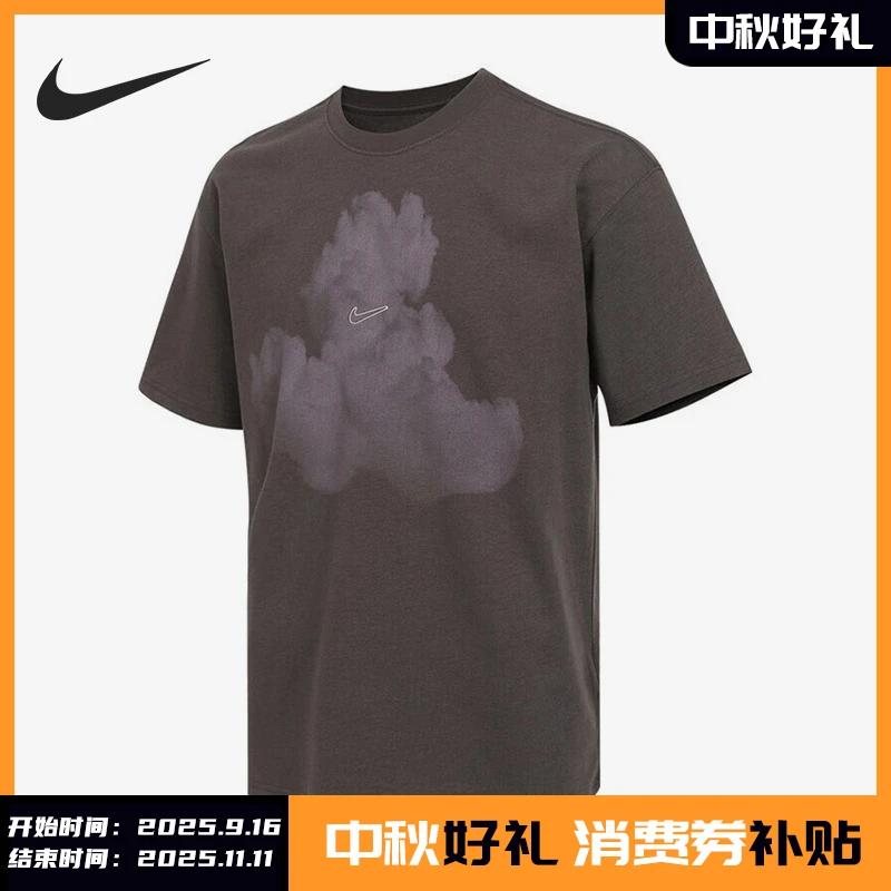 Nike/耐克2025夏季款男士复古宽松休闲短袖HJ0779-004