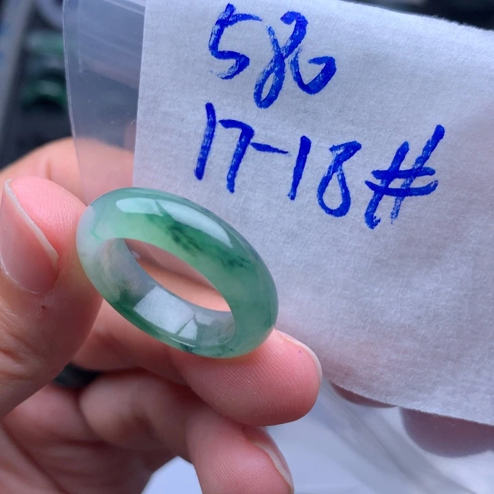 未镶嵌戒指翡翠戒圈