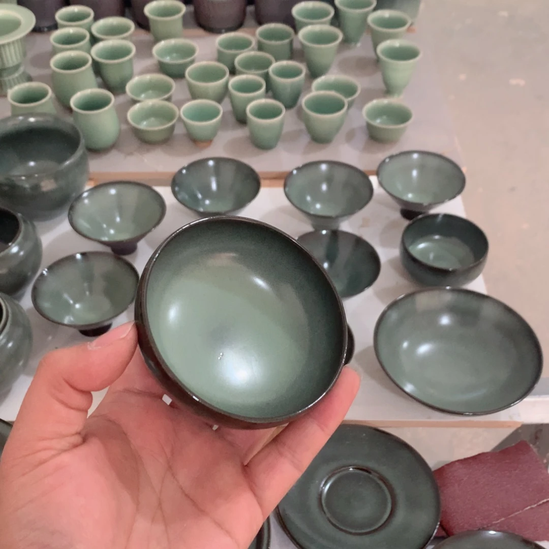 周****呃龙泉青瓷茶具杯子